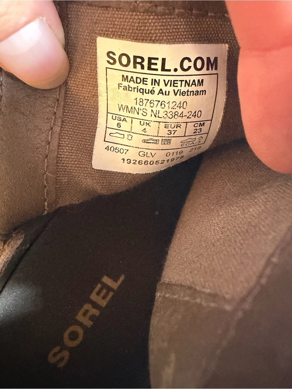 Sorel Cate cut-out booties Beige Suede